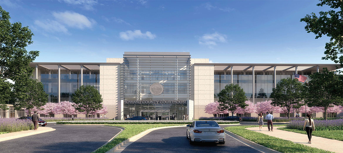 Photo/rendering of Howard County Circuit Courthouse Project