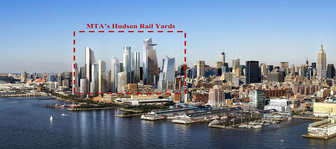 Photo/rendering of MTA Hudson Rail Yards Financing